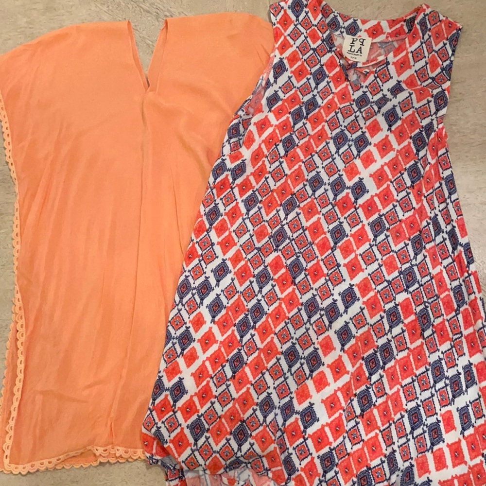Girls boutique dress and beach cover up